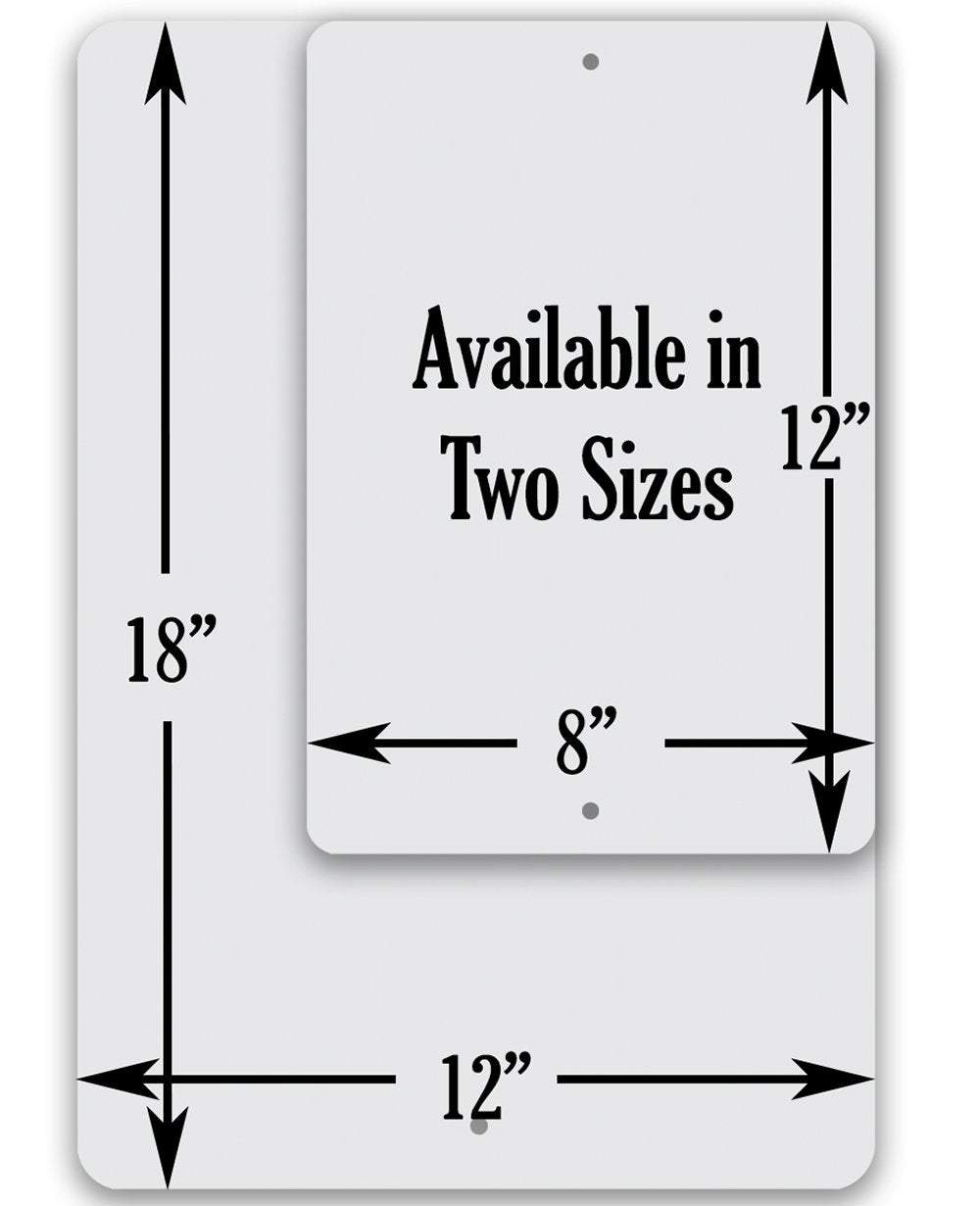 Pirate Parking - Metal Sign: 8 x 12