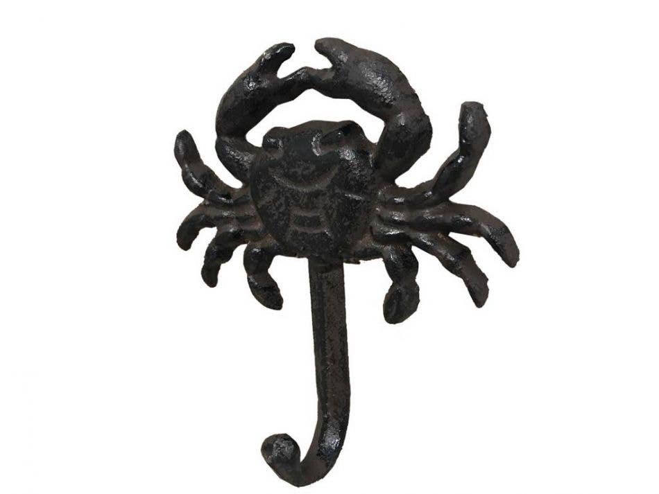 Cast Iron Wall Mounted Crab Hook 5 – The Laughing Crab Gallery