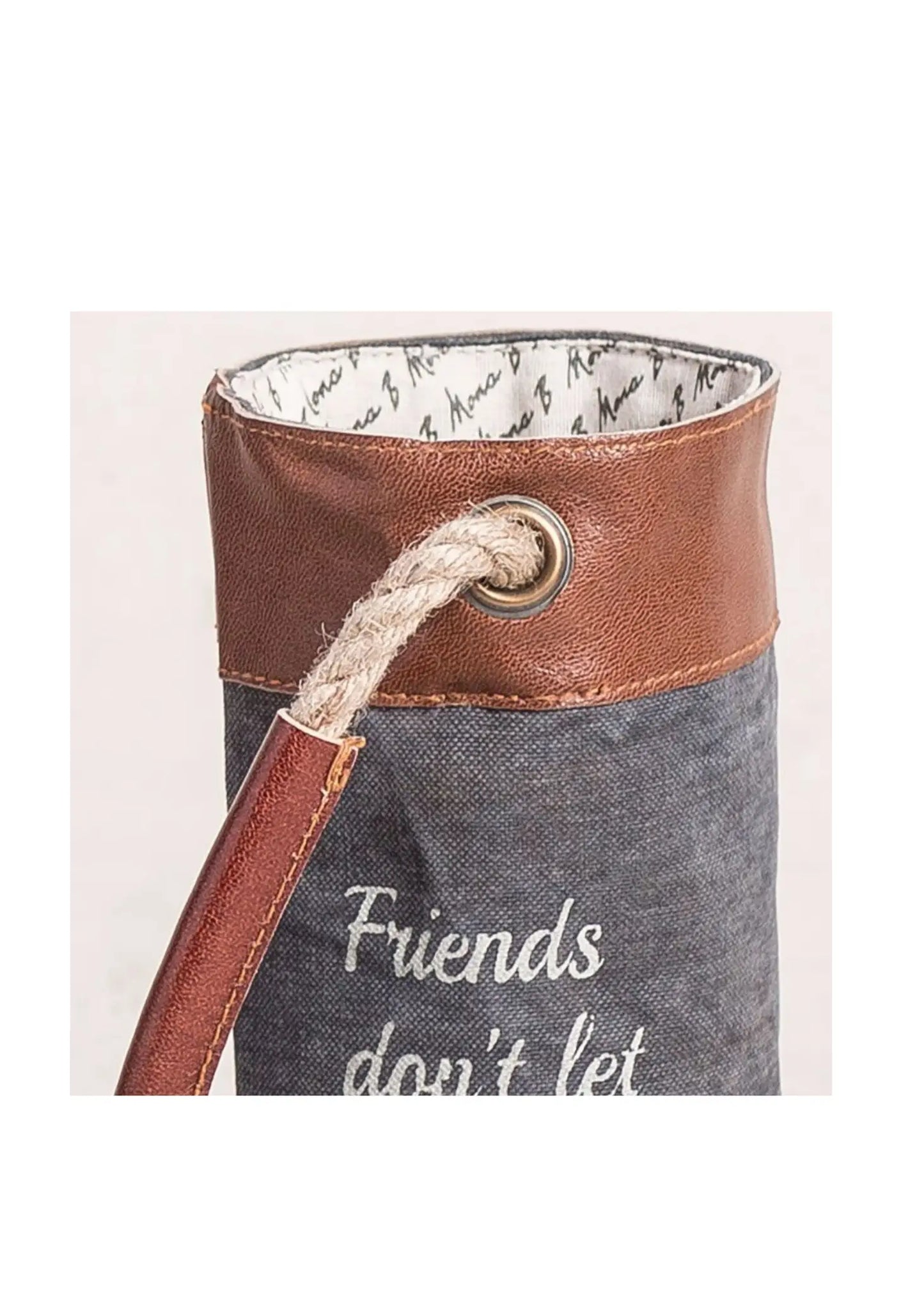 Friends Don't Let Friends Wine Alone Wine Carrier Bag