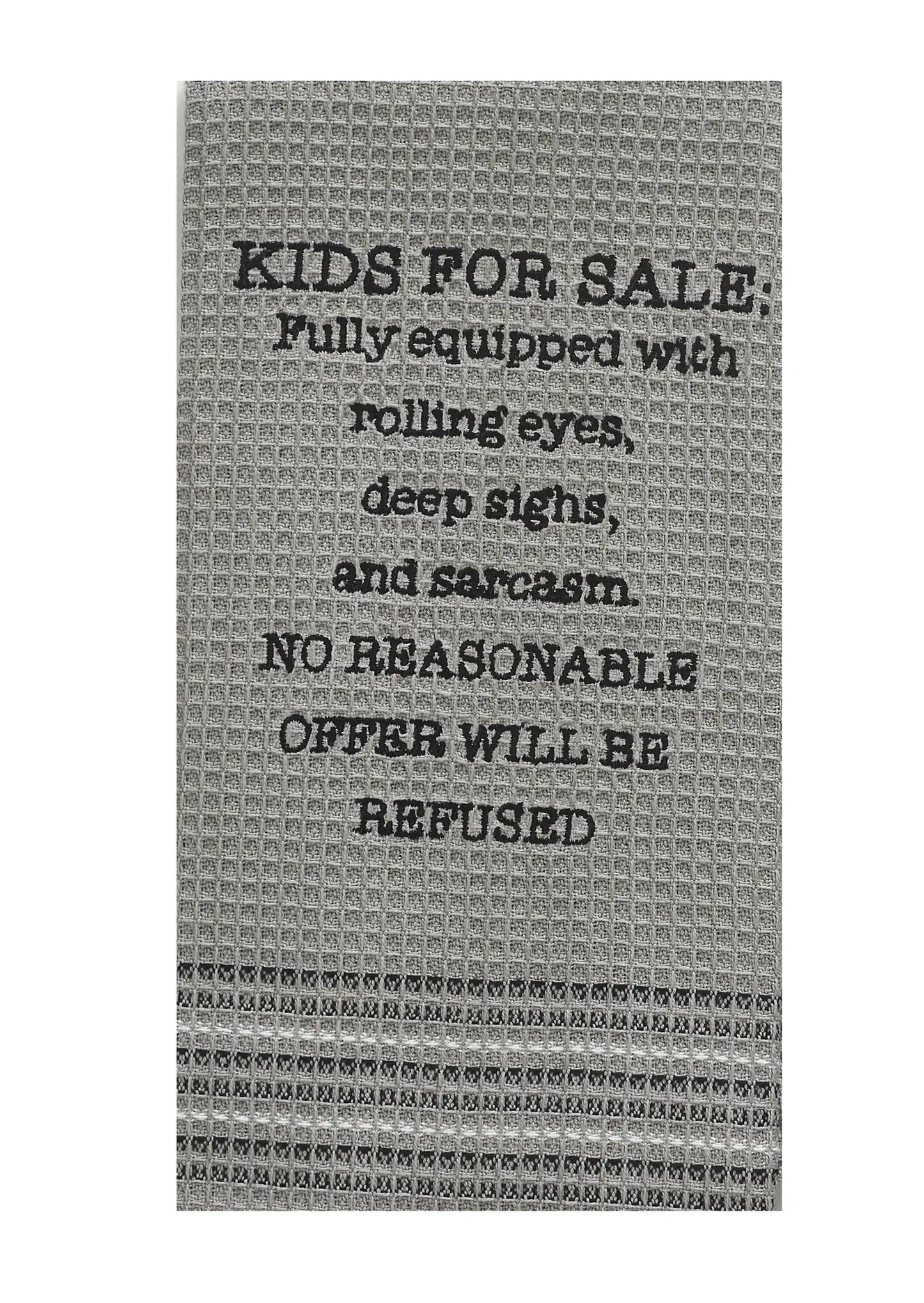 Kids For Sale Tea Towel