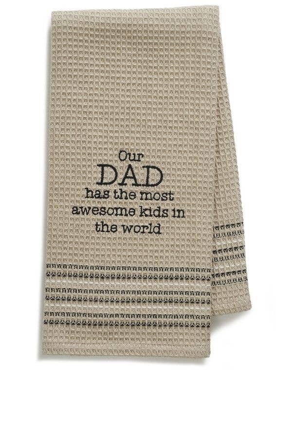 DAD WAFFLE-WEAVE DISHTOWEL