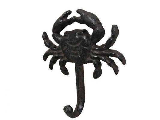 Cast Iron Wall Mounted Crab Hook 5"
