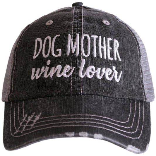 Dog Mother Wine Lover Trucker Hat